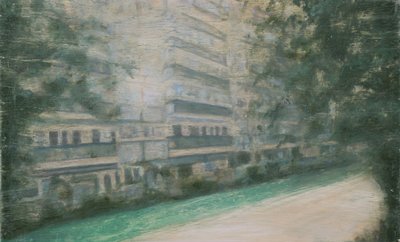 Paikka elää 52, 2013 (öljy vanerille) tekijältä Trevor Burgess