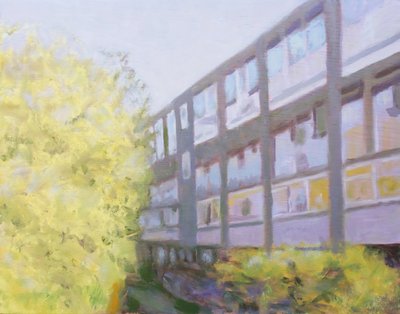 Paikka elää 53, 2013 (öljy vanerille) tekijältä Trevor Burgess