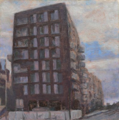 Paikka elää 60, 2013 (öljy vanerille) tekijältä Trevor Burgess