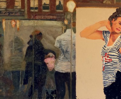Malleja elämään, 2019 (öljy laudalle) tekijältä Trevor Burgess