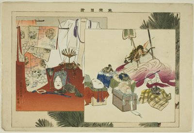 Ominaisuudet sarjasta "Pictures of No Performances (Nogaku Zue)" tekijältä Tsukioka Kogyo