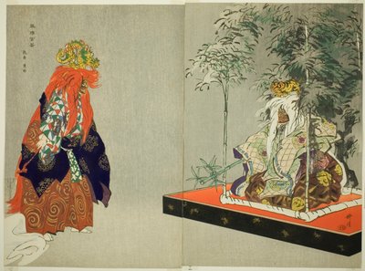 Ryo-ko, sarjasta "One Hundred No Dramas (Nogaku hyakuban)". tekijältä Tsukioka Kogyo