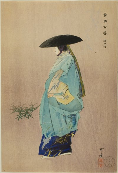 Sumidagawa, sarjasta "One Hundred No Dramas (Nogaku hyakuban)". tekijältä Tsukioka Kogyo