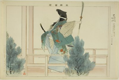 Tomoe, sarjasta "Pictures of No Performances (Nogaku Zue)" tekijältä Tsukioka Kogyo