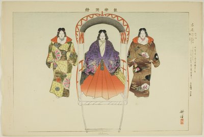Ukon, sarjasta "Pictures of No Performances (Nogaku Zue)" tekijältä Tsukioka Kogyo