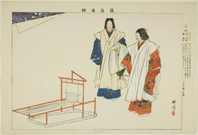 Yofuku, sarjasta "Pictures of No Performances (Nogaku Zue)" tekijältä Tsukioka Kogyo