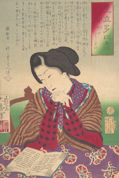 Olen lapsi ja haluan käyttää toiveena esimerkiksi T-ravelia. . . tammikuuta 1878. tekijältä Tsukioka Yoshitoshi