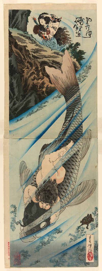 Kintaron seuralaisen t-paidan rp tekijältä Tsukioka Yoshitoshi