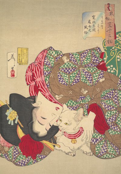 Kiusan kiusaaminen, 1888. tekijältä Tsukioka Yoshitoshi