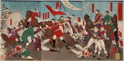 Murata Sansuken kuolema tekijältä Tsukioka Yoshitoshi