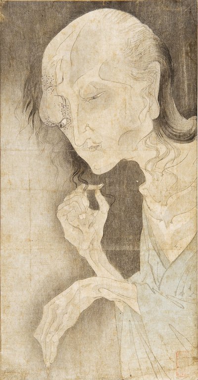 Oiwan haamu, 1800-luvun toinen puoli. tekijältä Tsukioka Yoshitoshi