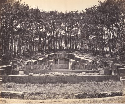 Tomba de mandarí a Foochow, ca. 1869. finlandès tekijältä Tung Hing.