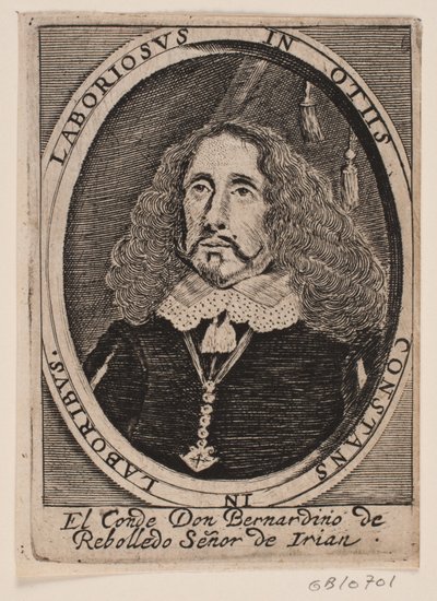 Don Bernardino de Rebolledo, Espanjan lähettiläs tekijältä Ubekendt