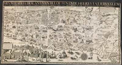 Uusi carte des lants lupausten ja pyhän kaupungin Jerusalemin. tekijältä Ubekendt nederlandsk aktiv midten af 1600 tallet