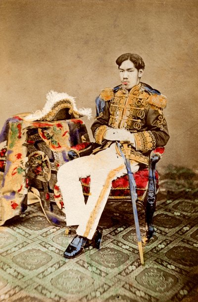 Mutsuhito, Japanin keisari, 1873 1882 tekijältä Uchida Kyuichi