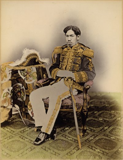 Mutsuhito, Meijin keisari, 1873. tekijältä Uchida Kyuichi