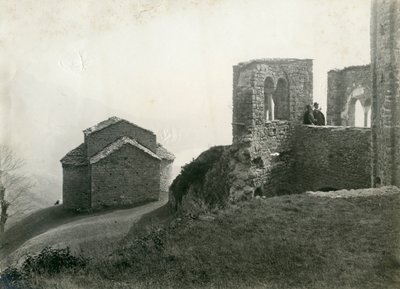 San Pietro al Monten luostari, Civate, Lombardia, Italia, Ugo Monneret de Villardin valokuva, noin 1910. tekijältä Ugo Monneret de Villard