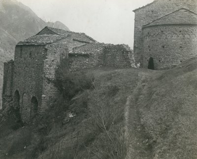 San Pietro al Monten luostari, Civate, Lombardia, Italia, Ugo Monneret de Villardin valokuva, noin 1910. tekijältä Ugo Monneret de Villard