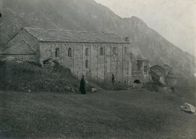 San Pietro al Monten luostari, Civate, Lombardia, Italia, Ugo Monneret de Villardin valokuva, noin 1910. tekijältä Ugo Monneret de Villard