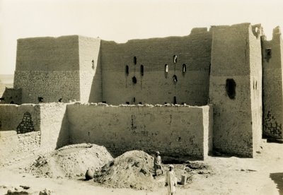 Pyhän Simeonin luostari, Assuan, Egypti, valokuvaaja Ugo Monneret de Villard. tekijältä Ugo Monneret de Villard