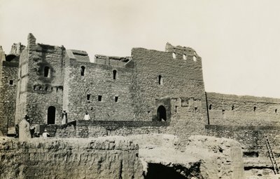 Pyhän Simeonin luostari restauroinnin jälkeen, Assuan, Egypti, valokuvaaja Ugo Monneret de Villard. tekijältä Ugo Monneret de Villard