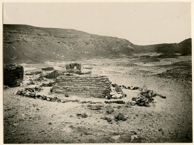 Hauta eteläisessä hautausmaassa, Qasr Ibrim, Egypti, valokuvaaja Ugo Monneret de Villard. tekijältä Ugo Monneret de Villard