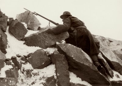 Vartiotyö Adamellolla ensimmäisen maailmansodan aikana (m/w kuva) tekijältä Ugo Ojetti