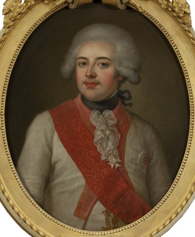 Frederic Eugene de Würtemberg - Pasch, Ulrika Fredrikan (1735-1796) muotokuva Frederick II Eugeneesta (1732-1797), Württembergin herttuasta. Öljy kankaalle, 1700-luvun puoliväli .. Mitat: 73x59 cm. Tukholman kansallismuseo tekijältä Ulrika Fredrika Pasch