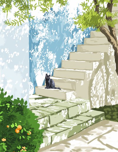 Black Cat Sunny Steps tekijältä Uma Gokhale