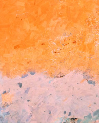 Orange Blush – abstrakti tekijältä Uma Gokhale