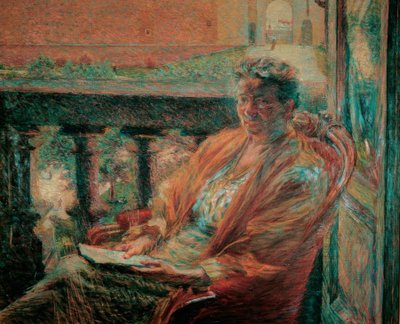 Rouva Meta Quarckin muotokuva tekijältä Umberto Boccioni
