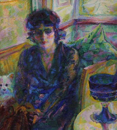 Signora Cragnolini Fannan muotokuva, 1916. tekijältä Umberto Boccioni