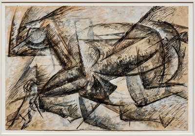 Tutkimuksia pyöräilijän dynamiikasta tekijältä Umberto Boccioni