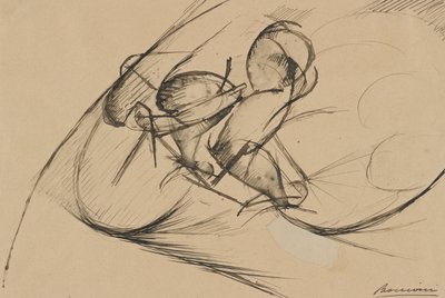 Pyöräilijän dynaamisen voiman tutkimus II tekijältä Umberto Boccioni