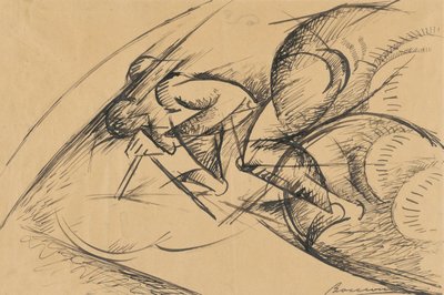 Pyöräilijän dynaamisen voiman tutkimus I tekijältä Umberto Boccioni