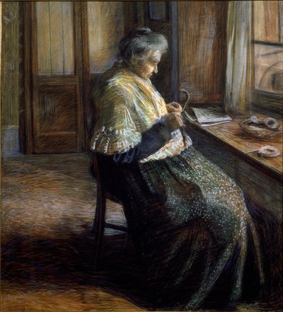 Ikääntyneen naisen äitimuotokuva tekijältä Umberto Boccioni