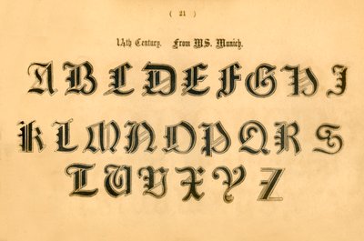 1300-luku. MS:stä. München, 1862 tekijältä Unbekannt