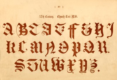17. vuosisata. Kirkkoteksti MS., 1862 tekijältä Unbekannt