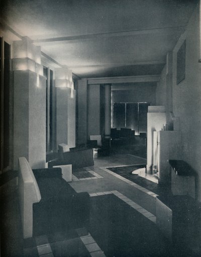 1930-luvun sisustus nykyaikaisella valaistuksella, 1930 tekijältä Unbekannt