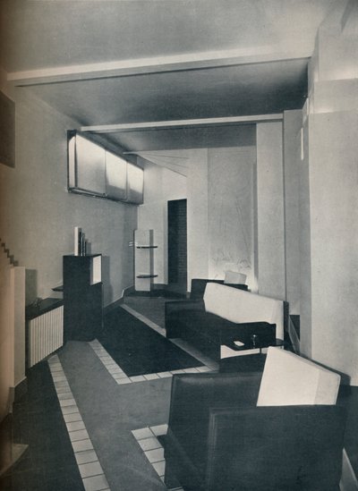 1930-luvun olohuone, 1930 tekijältä Unbekannt