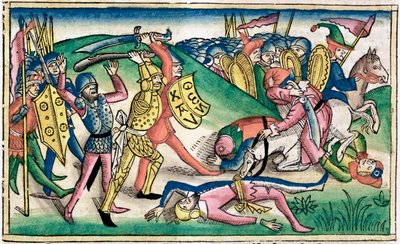 1 Kings 15:16: Sota Asan ja Baesan välillä tekijältä Unbekannt