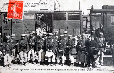 Ranskan muukalaislegioonan 1. rykmentti, Marokko, 1911 tekijältä Unbekannt