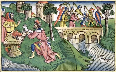 2 Kings 16:9-16: Damaskoksen kansa vangitaan tekijältä Unbekannt
