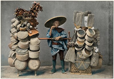 Korinvalmistuskauppias, c1890 tekijältä Unbekannt