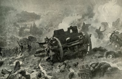 Loistava ranskalainen hyökkäys Saksan asemaa vastaan Argonnessa, 1919. tekijältä Unbekannt