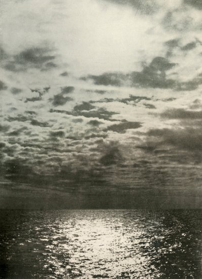 Pilviefekti ennen kuin meri jäätyi, c1908, 1909 tekijältä Unbekannt