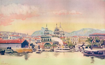 Rion tullilaiturin kulma, 1914 tekijältä Unbekannt