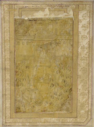 Jahangirin Darbar, 1600-luvun alku. tekijältä Unbekannt