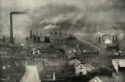 Tehdasmaisema potteriesissa, 1938 tekijältä Unbekannt