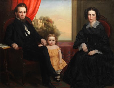 Perheryhmä, n. 1850. tekijältä Unbekannt